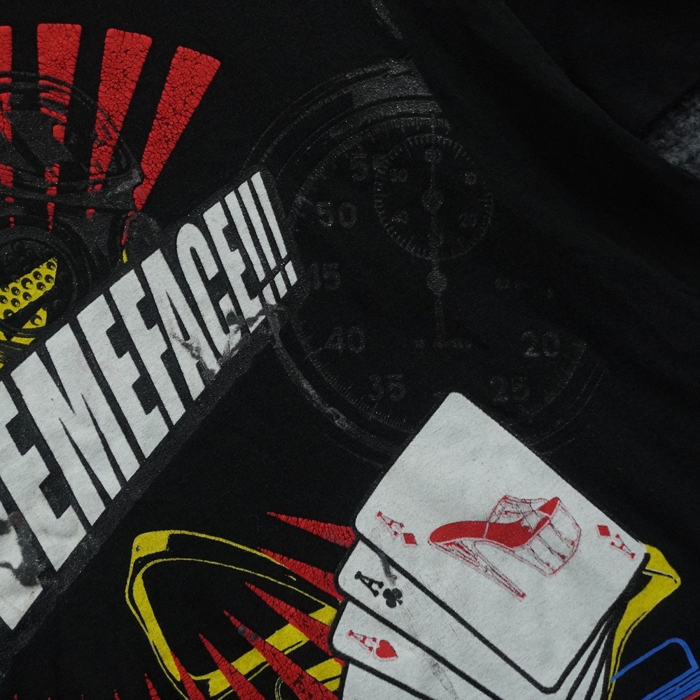 Give Me Face Streetmix Graphic T-Shirt Mens Medium Black 2008 Vintage Style Tee - Picture 12 of 13